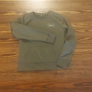 Green Under Armour crew sweatshirt